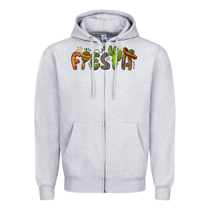 Fiesta Cinco De Mayo Zipper Hoodie by BarkalooDesign | Teevron