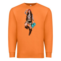 Carrot western cowgirl Premium Sweatshirt - NancyCooperArtShop