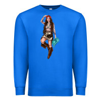 True Royal western cowgirl Premium Sweatshirt - NancyCooperArtShop