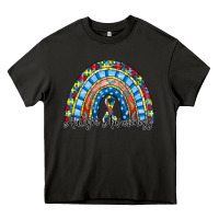 Asphalt autism awareness rainbow Heavy Core Tee - RacoonDesign