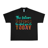 Black the future on what you do today Urban Heavy Tee - HRA Design Shop