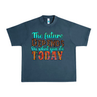 Midnight Navy the future on what you do today Urban Heavy Tee - HRA Design Shop
