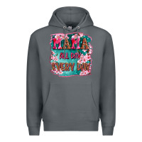 Rock mama all day everyday Premium Hoodie - LillyAllenDesigns