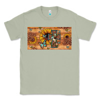 Matcha leopard cross butterfly sunflower Classic Tee - JahusDesignShop