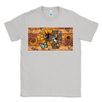 Moon Dust leopard cross butterfly sunflower Classic Tee - JahusDesignShop