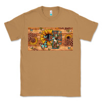 Toasted Coconut leopard cross butterfly sunflower Classic Tee - JahusDesignShop