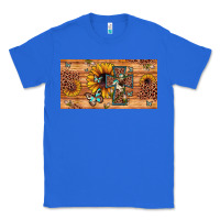 True Royal leopard cross butterfly sunflower Classic Tee - JahusDesignShop