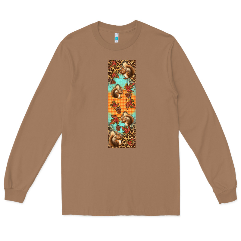 Autumn Squirrel Long Sleeve Tee by BundleAndBundleShop | Teevron
