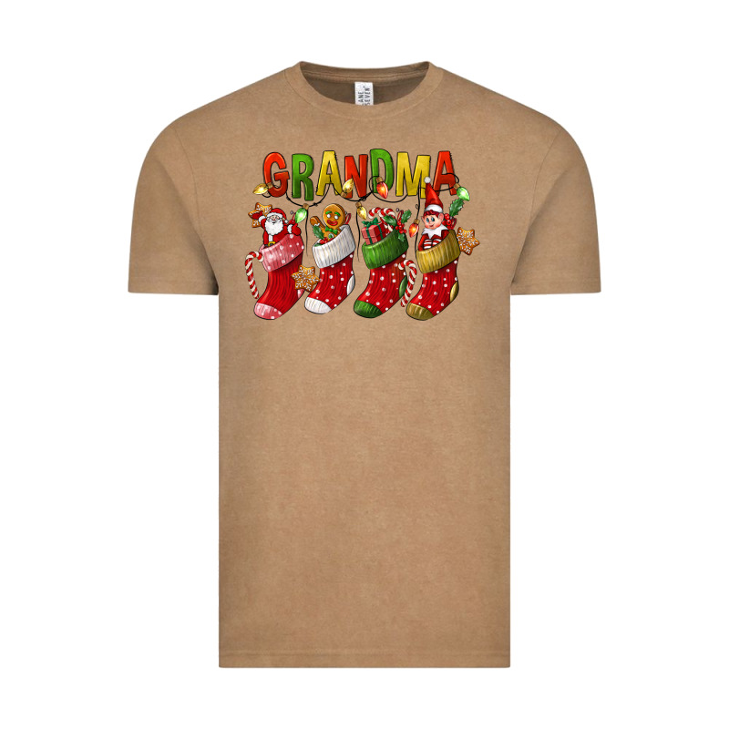Christmas Grandma Vintage Tee by FaDigitalArtStudio | Teevron