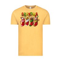 Vintage Mustard christmas grandma Vintage Tee - FaDigitalArtStudio