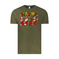 Vintage Olive christmas grandma Vintage Tee - FaDigitalArtStudio