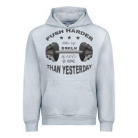 Heather Grey push harder Urban Hoodie - Bettercallsaul