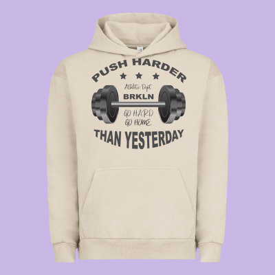 Push Harder Urban Hoodie Designed By Bettercallsaul