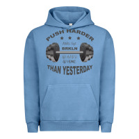 Pigment Pebble Blue push harder Urban Hoodie - Bettercallsaul
