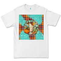 White fall bull skull Premium Tee - BarkalooDesign