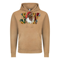 Vintage Camel african american santa joy with sunflowers Vintage Hoodie - RanaPortraitStore