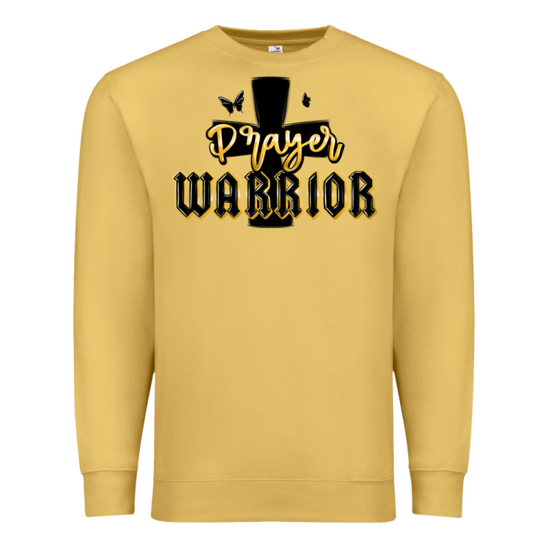 Christian Prayer Warrior Premium Sweatshirt by MaliasSmallBusiness | Teevron