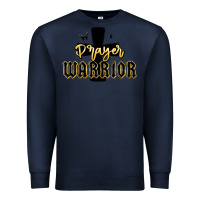 Navy christian prayer warrior Premium Sweatshirt - MaliasSmallBusiness