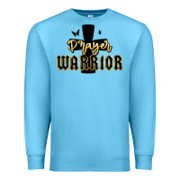 Ocean Blue christian prayer warrior Premium Sweatshirt - MaliasSmallBusiness