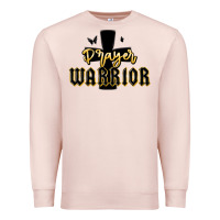 Pale Pink christian prayer warrior Premium Sweatshirt - MaliasSmallBusiness