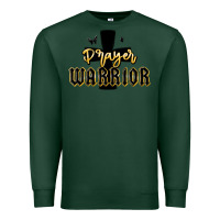 Sports Green christian prayer warrior Premium Sweatshirt - MaliasSmallBusiness
