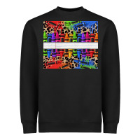 Black Personalized crayons Heavyweight Sweatshirt - texasbilliewilder