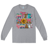 Heather Grey wife mom ma Long Sleeve Tee - AdoDesignShop