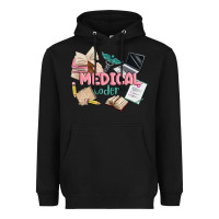 Black medical codler Heavyweight Hoodie - MaliasSmallBusiness