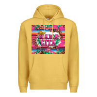 Antique Gold mama cita cactus serape Premium Hoodie - LillyAllenDesigns