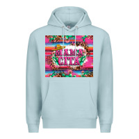 Blue Mist mama cita cactus serape Premium Hoodie - LillyAllenDesigns