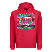 Cardinal mama cita cactus serape Premium Hoodie - LillyAllenDesigns