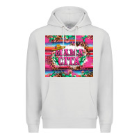 Dove Grey mama cita cactus serape Premium Hoodie - LillyAllenDesigns