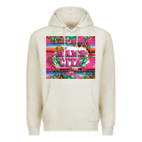 Oatmeal Heather mama cita cactus serape Premium Hoodie - LillyAllenDesigns