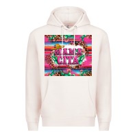 Pale Pink mama cita cactus serape Premium Hoodie - LillyAllenDesigns