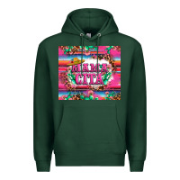 Sports Green mama cita cactus serape Premium Hoodie - LillyAllenDesigns
