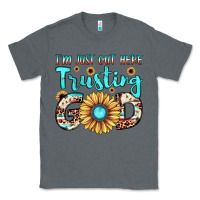 Charcoal Heather i'm just out here trusting god Classic Tee - JahusDesignShop