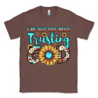 Chestnut i'm just out here trusting god Classic Tee - JahusDesignShop