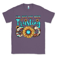 Lavender i'm just out here trusting god Classic Tee - JahusDesignShop