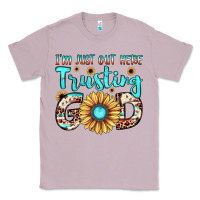 Lilac i'm just out here trusting god Classic Tee - JahusDesignShop
