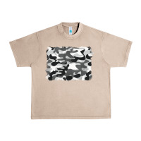 French Oak black and white camouflage Urban Heavy Tee - BarkalooDesign