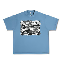 Pebble Blue black and white camouflage Urban Heavy Tee - BarkalooDesign