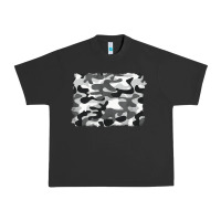 Pigment Black black and white camouflage Urban Heavy Tee - BarkalooDesign