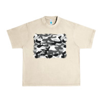 Sandshell black and white camouflage Urban Heavy Tee - BarkalooDesign
