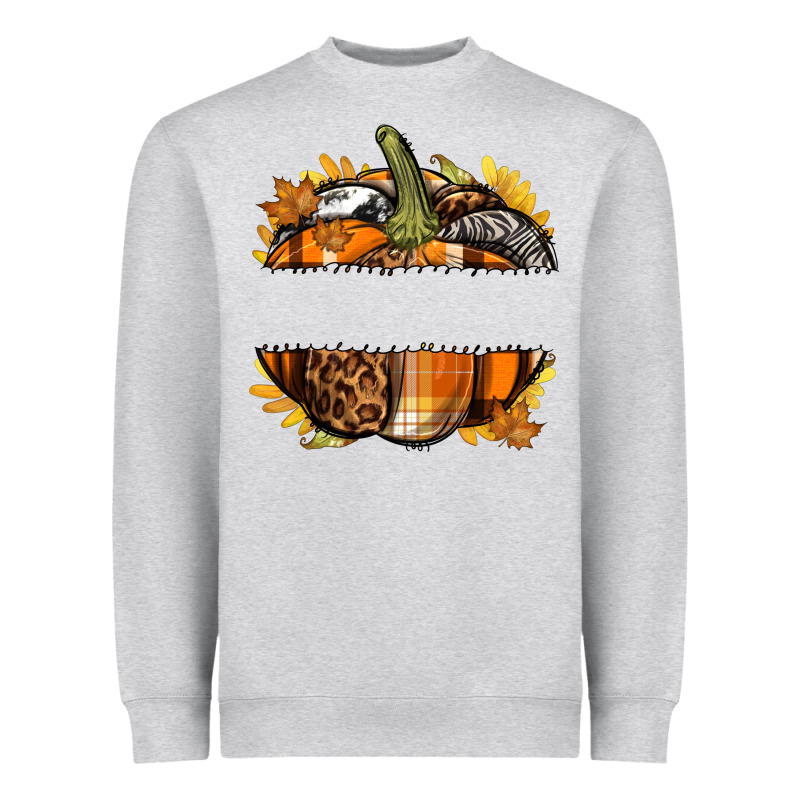 Personalized Fall Pumpkin Heavyweight Sweatshirt by texasbilliewilder | Teevron