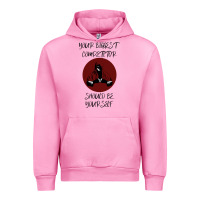Fuchsia Pink Your Biggest Competitor Urban Hoodie - Bettercallsaul