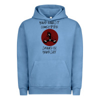 Pigment Pebble Blue Your Biggest Competitor Urban Hoodie - Bettercallsaul