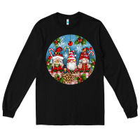 Black christmas gnomes ornament Long Sleeve Tee - Artiststas