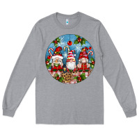 Heather Grey christmas gnomes ornament Long Sleeve Tee - Artiststas