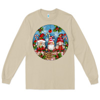 Mushroom christmas gnomes ornament Long Sleeve Tee - Artiststas