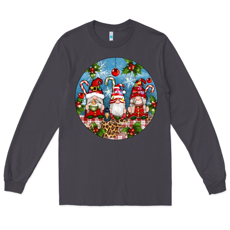 Christmas Gnomes Ornament Long Sleeve Tee by Artiststas | Teevron